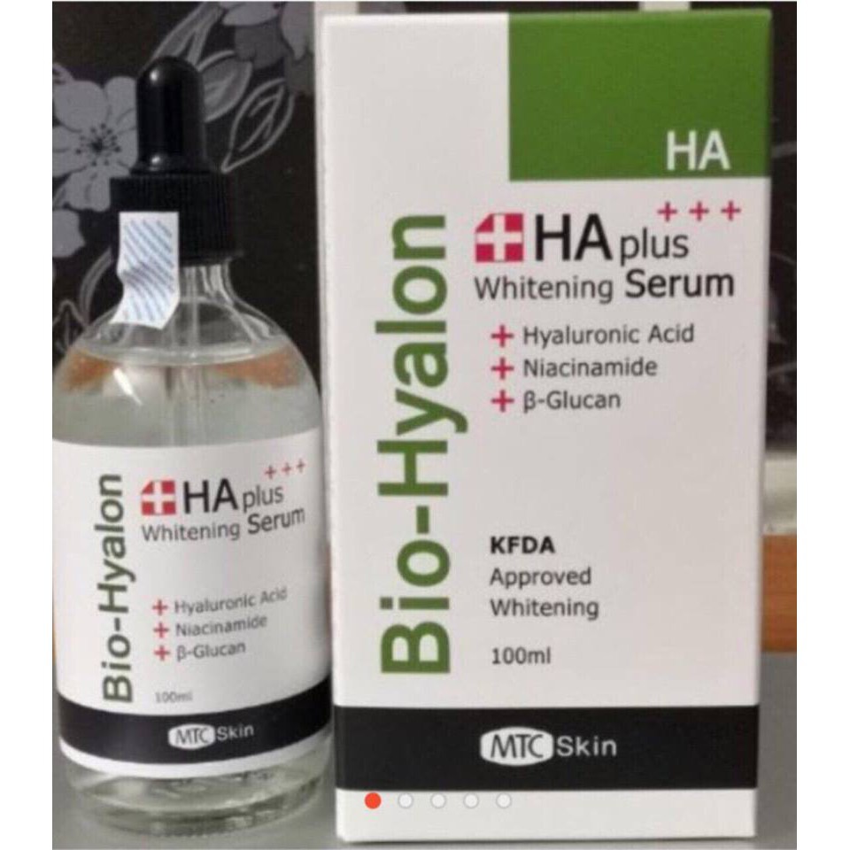 [Shop]HA PLUS Whitening SERUM (Bio-Hyalon) - SERUM CẤP ẨM, TRẮNG SÁNG DA[Spa]