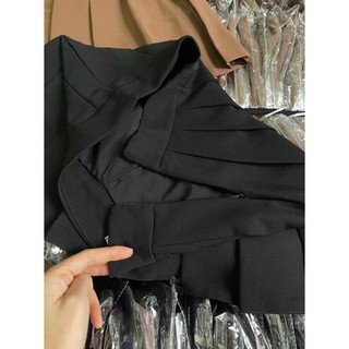 Chân váy xếp ly 2 màu dành cho nữ