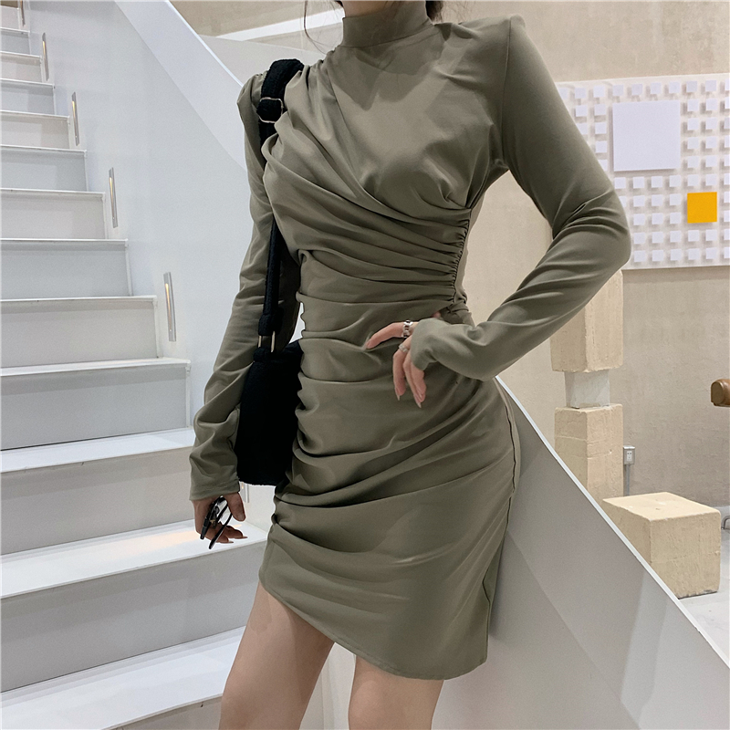 Xiaozhainv Đầm form ôm phong cách Hàn Quốc quyến rũ trẻ trung cho nữ | BigBuy360 - bigbuy360.vn