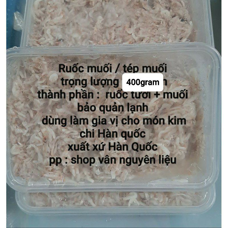 Ruốc muối / mắm tép 400gam