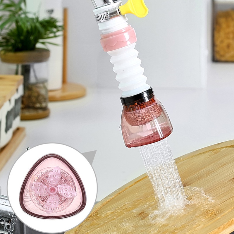 Đầu nối dài vòi nước OSSAYI xoay 360 độ tiết kiệm nước cho nhà bếp