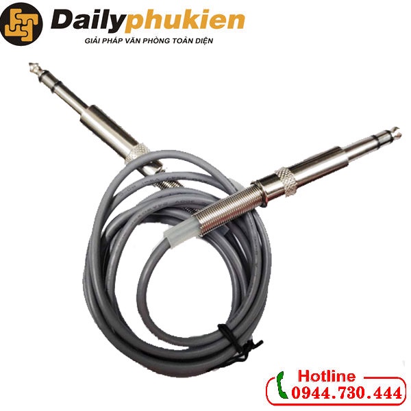 Dây loa 6 ly 2 đầu 6.5mm chuẩn Stereo dailyphukien