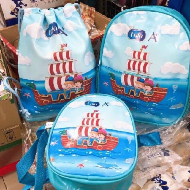 Combo 3 balo cho bé đi học