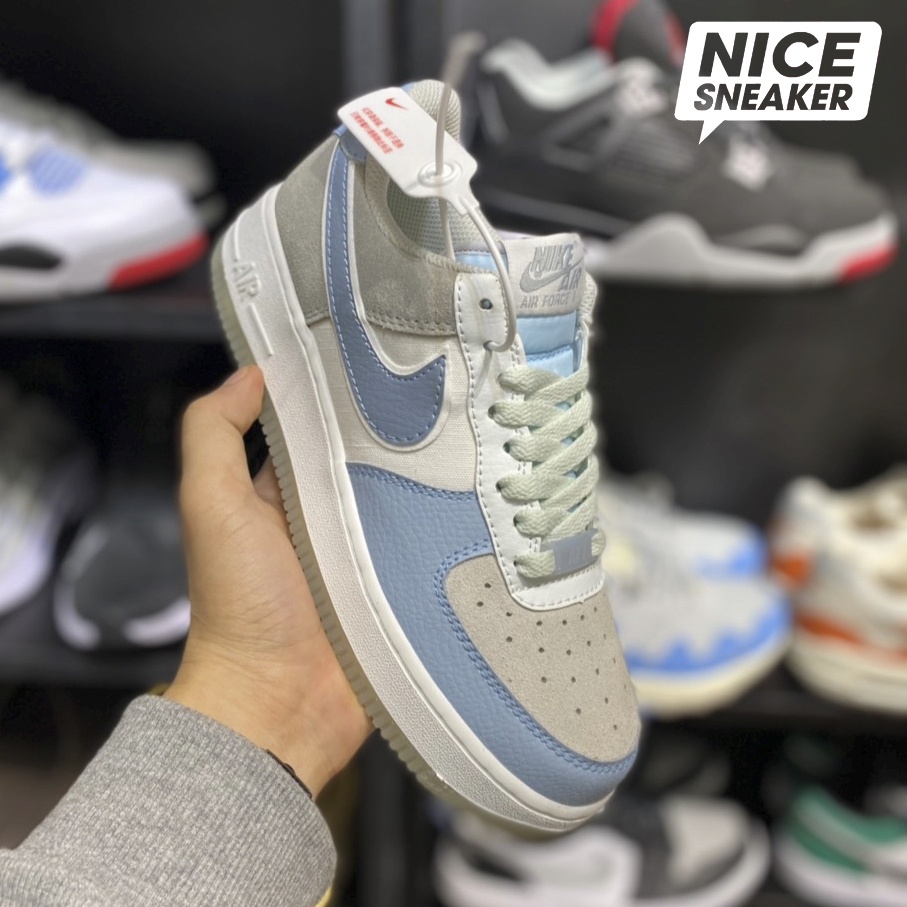 Giày Nike Air Force 1 Low Light Armony Blue Obsidian Mist - Phiên bản high quality | Nice Sneaker .