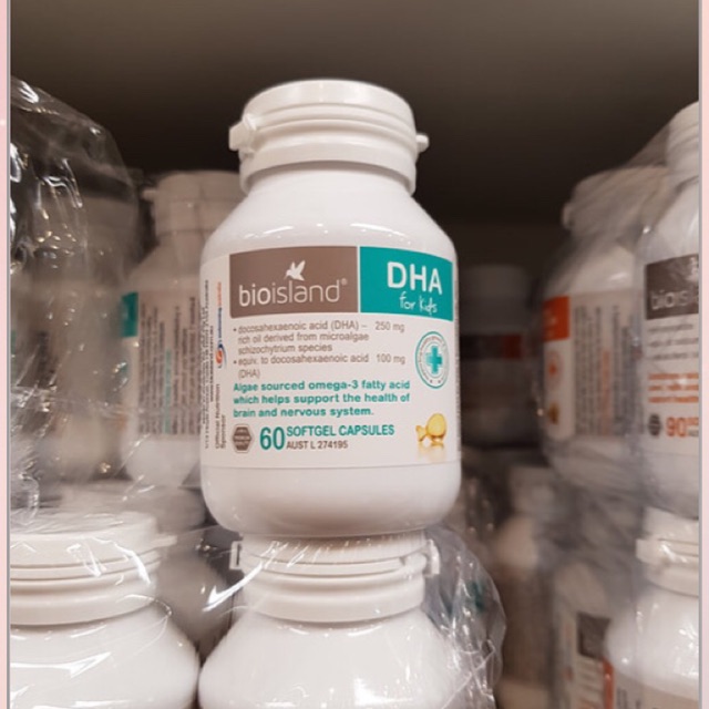 Dha cho bé BioIsland 60 viên