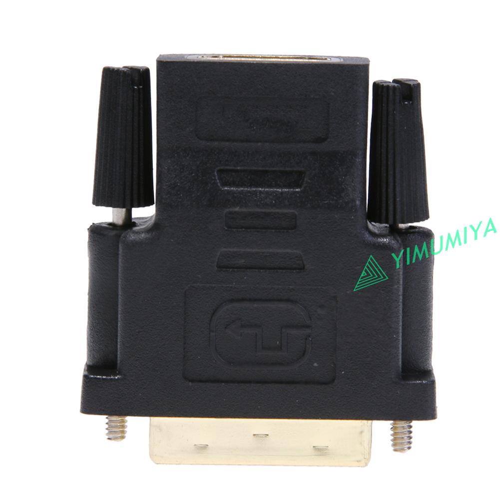 Đầu nối chuyển đổi dây cáp HDMI qua DVI 24+1pin