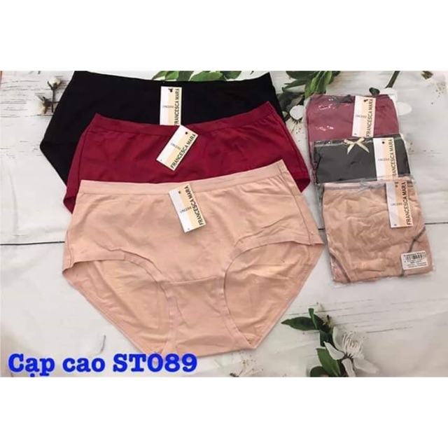Quần lót nữ cotton lụa lưng cao, mềm mịn, không lằn mông dành cho vùng kín nhạy cảm Mara089