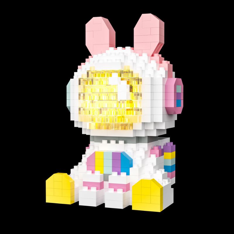 Bộ Đồ Chơi Xếp Hình Nhà Du Hành mini Phát Sáng Độc Đáo