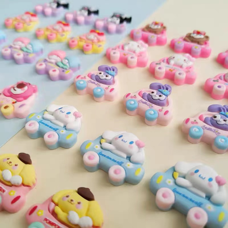 1 Vật Liệu Resin Tự Làm Trang Sức Thủ Công Hình Sanrio Hoạt Hình DIY