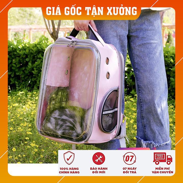Balo Đựng THÚ CƯNG 😍𝗛𝗢𝗧 𝗦𝗔𝗟𝗘😍 Phi Hành Gia trong suốt HCN size 30*26*40 thích hợp chó từ 2 - 6kg