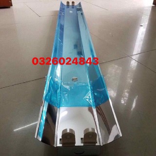 Máng đèn 1.2m 2 bóng - Máng đèn công nghiệp có choá