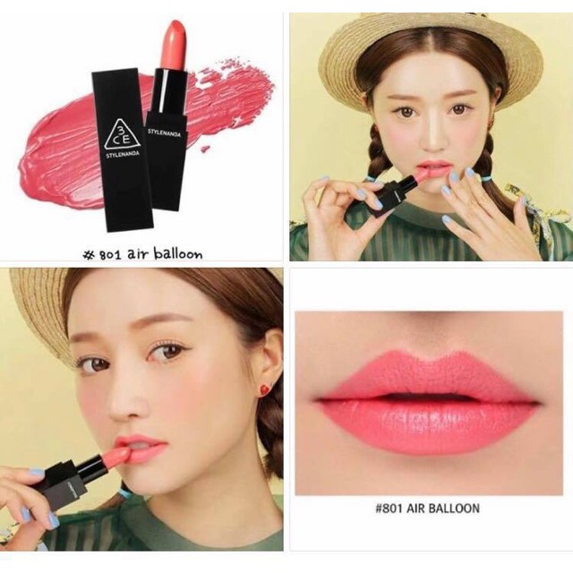 (Săn sale 70% hãng) Son lì 3CE Lip Color Matte