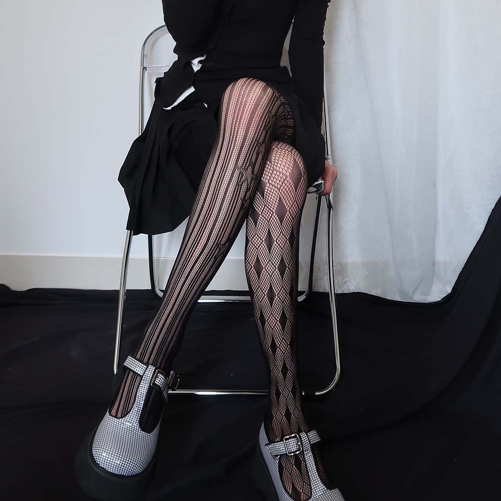 Quần Tất Lưới Trong Suốt Phong Cách Lolita Cho Nữ