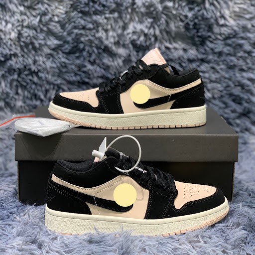 Giày 𝐉𝐨𝐫𝐝𝐚𝐧 1 hồng đen nữ, Giày thể thao JD 1 cổ thấp Black Guava Ice hồng đen bản đẹp full box bill | BigBuy360 - bigbuy360.vn
