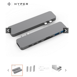 Hyperdrive pro 8-in-2 hub for usb-c macbook pro 2016/2017