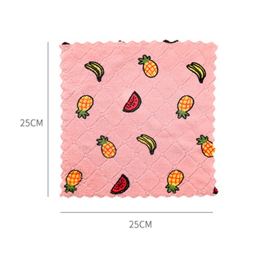 Khăn San Hô Lau Chén Đĩa 25x25cm S286 | BigBuy360 - bigbuy360.vn