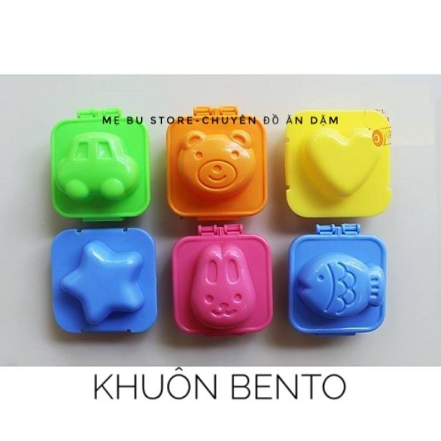 Set làm đậu hũ non cho bé ( Combo Yến Mạch + 3 khuôn bento )