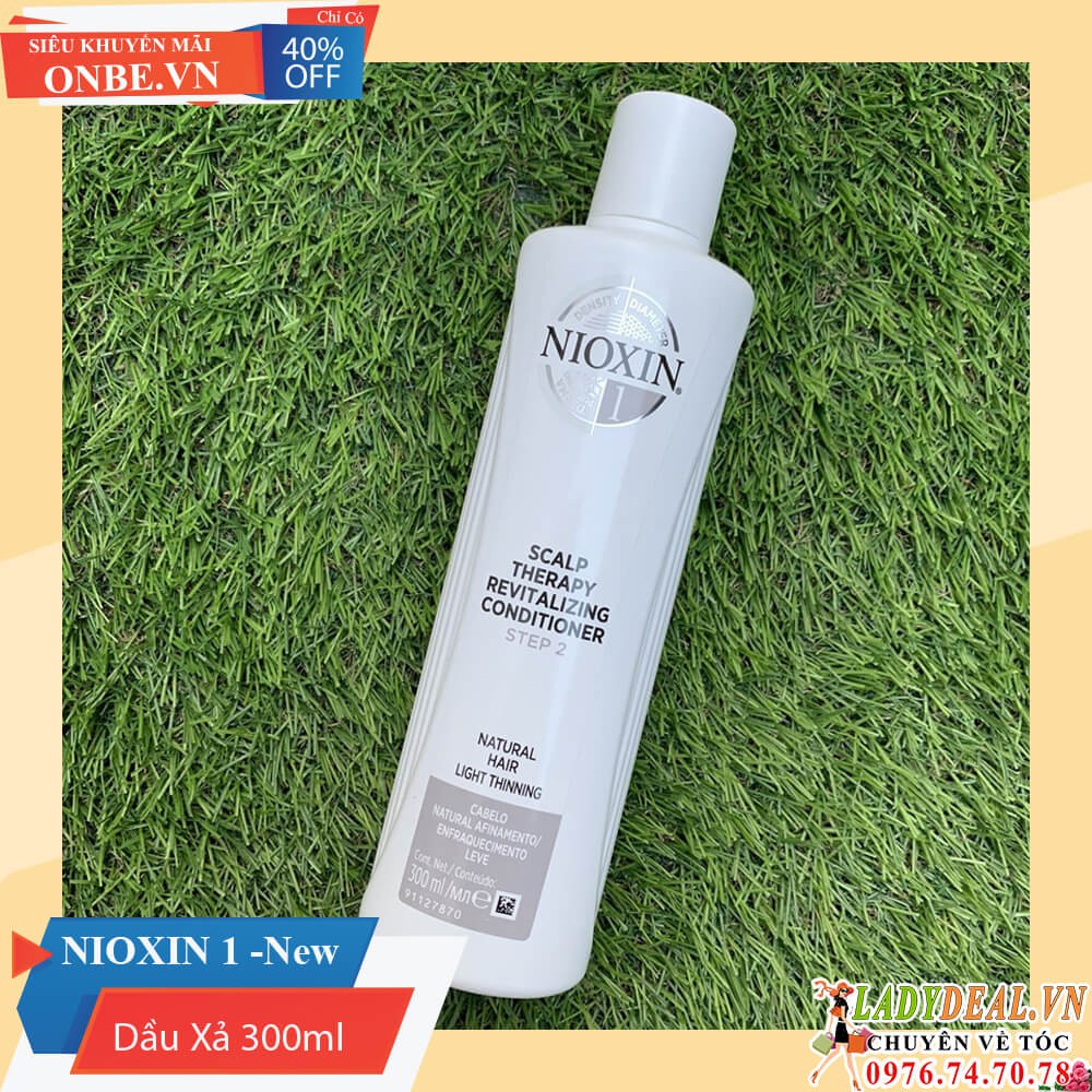 NIOXIN 1 | Dầu xả ngăn rụng tóc Nioxin số 1 - 300ml