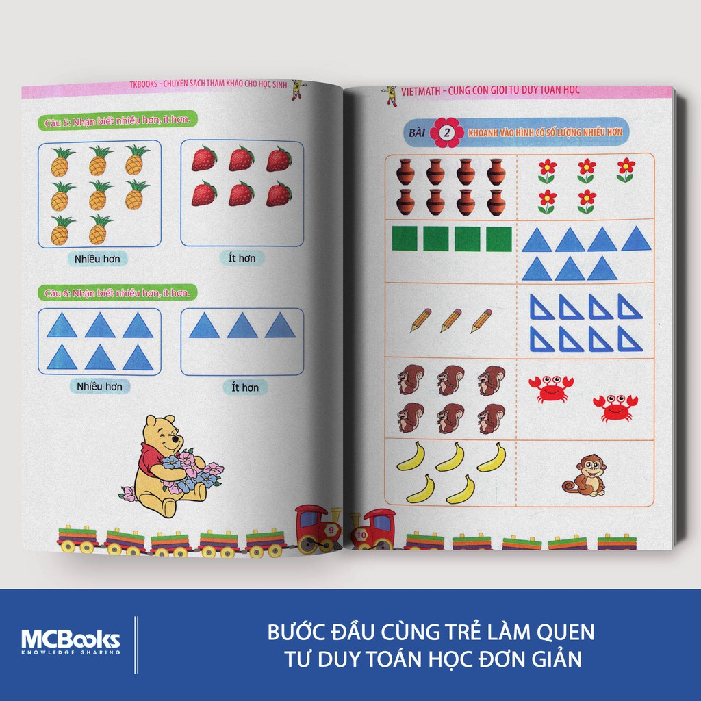 Sách - Vietmath - Cùng Con Giỏi Tư Duy Toán Học Tập 2 - MCBooks