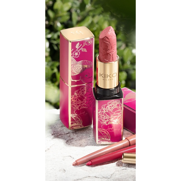 (Chuẩn Pháp-Son mới) Son lì KIKO Charming Escape Luxurious Matte Lipstick