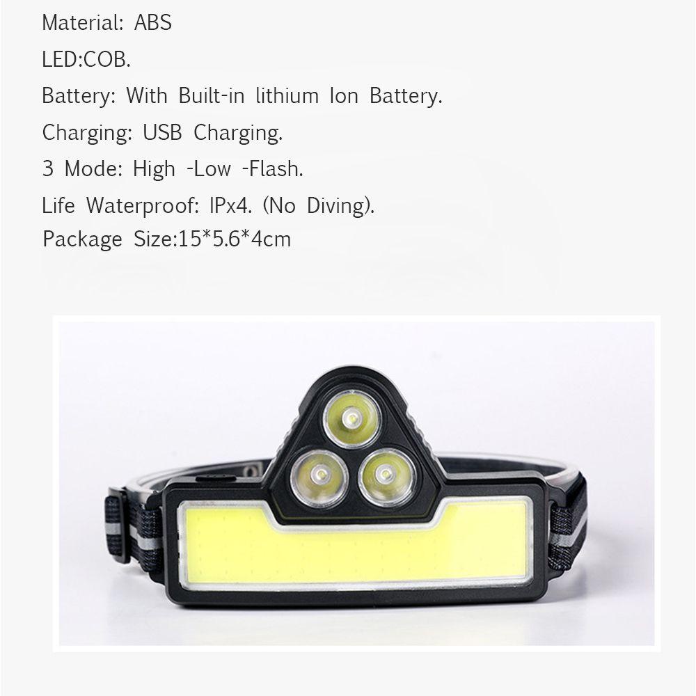 Đèn Pin Đội Đầu LAKAMIER Phong Cách Mới Dùng Khi Đi Cắm Trại / Câu Cá Ngoài Trời