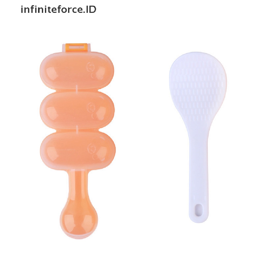 Set 2 Khuôn Làm Cơm Nắm / Sushi / Cơm Nắm Hình Dáng Dễ Thương Cho Bé DIY