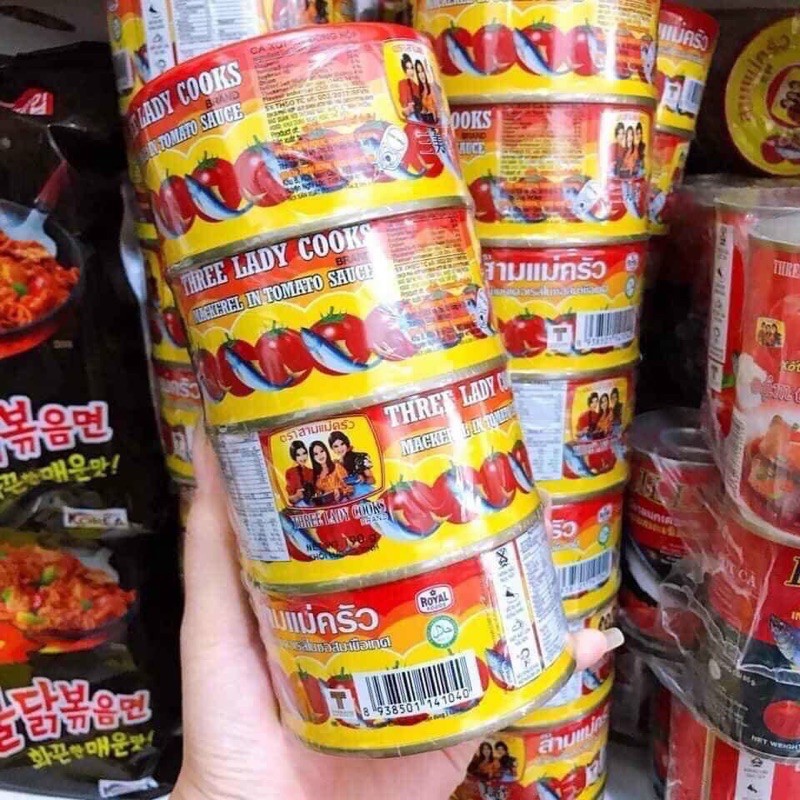 Cá mòi 3 CÔ GÁI Thái LAN 🇹🇭