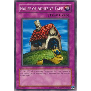 [ Đỗ Lạc Shop ] Thẻ Bài Yugioh Trap House of Adhesive Tape
