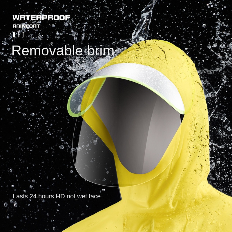 Áo Mưa Trong Suốt Có Mũ Trùm Đầu Tiện Dụng Cho Nam Và Nữ