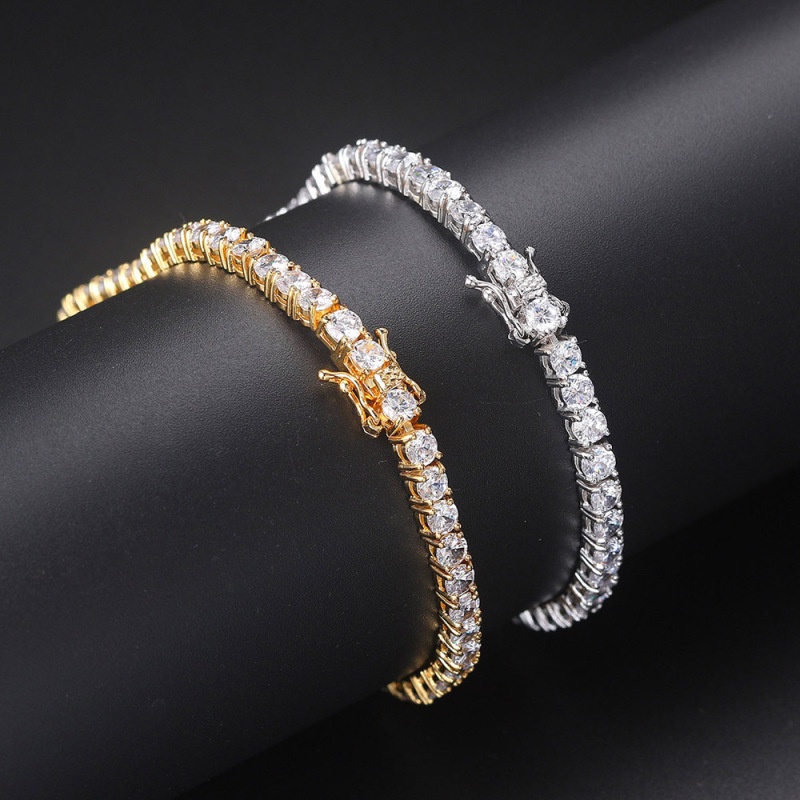 Dây Chuyền Mạ Vàng Đồng Đính Đá Zircon Toàn Diện Làm Thủ Công Kiểu Âu Mỹ