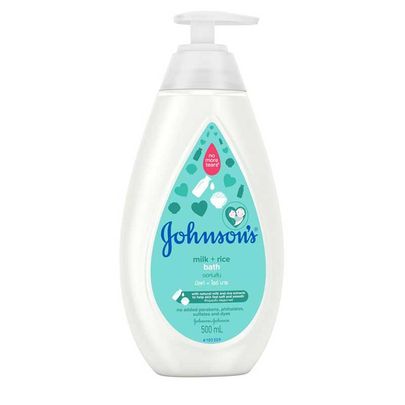 Sữa Tắm Dưỡng Ẩm Johnson’s Baby Chứa Sữa Và Tinh Chất Gạo 500ml