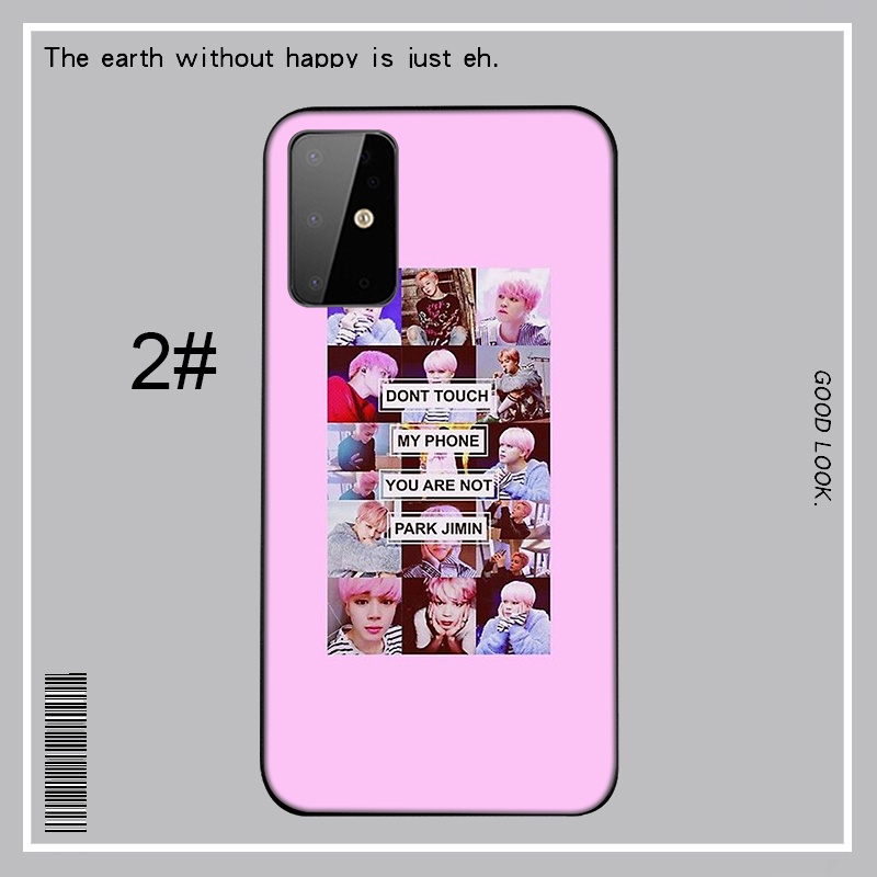 Ốp điện thoại silicone mềm hình BTS Jimin cho Samsung Galaxy A11 A12 A22 A32 M21 M30s J4 Core A82 A9 LU27