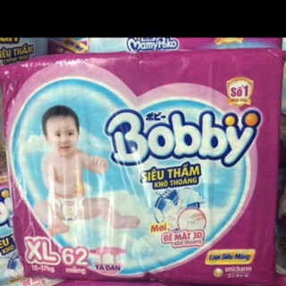 Tã - bỉm dán bobby xl62