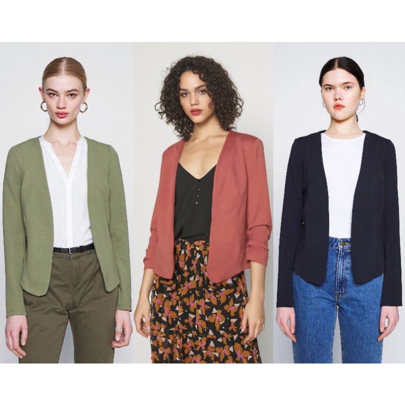 {3 màu} Áo blazer vạt lượn Vero Moda xuất xịn (có sẵn)