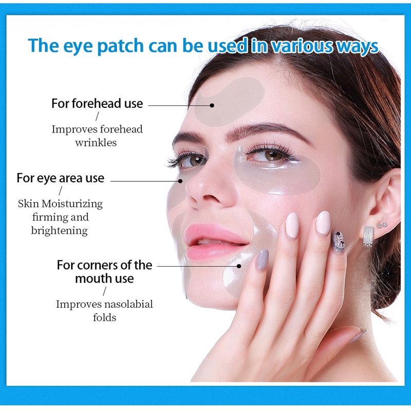 Mặt nạ mắt LEWEDO axit hyaluronic chống lão hóa dưỡng ẩm làm săn chắc 80g