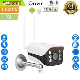 Camera wifi ngoài trời không dây yoosee x1 - hd 720p- chống nước