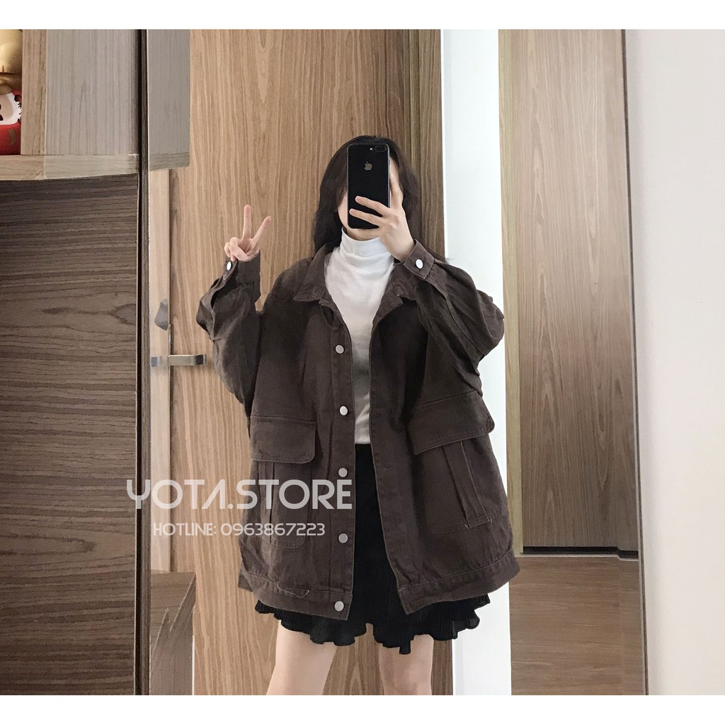 Áo khoác jeans màu - CV39 | BigBuy360 - bigbuy360.vn