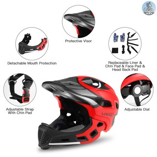LIXADA Mũ Bảo Hiểm Full Face Cho Bé Khi Chơi Trượt Ván