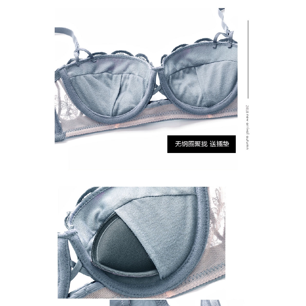 Bộ Đồ Lót Phối Ren Không Gọng Quyến Rũ Cho Nữ | BigBuy360 - bigbuy360.vn