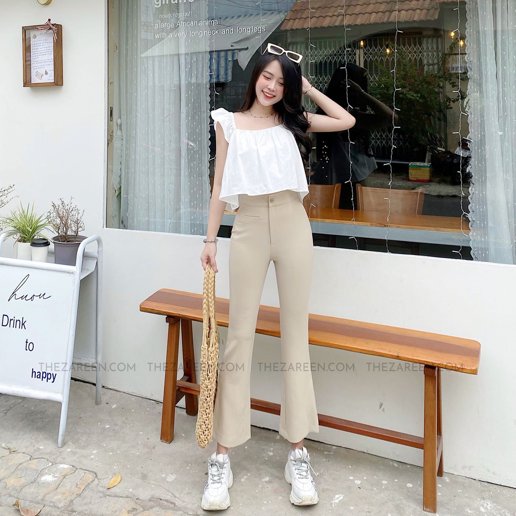 QUẦN TÂY LỬNG FORM LOE BASIC ZAREEN TRS12 NUDE | BigBuy360 - bigbuy360.vn