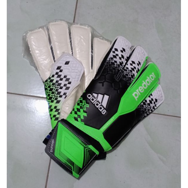 [ FREE SHIP ] Găng tay thủ môn ADIDAS PREDATOR 2018 màu xanh pha đen.