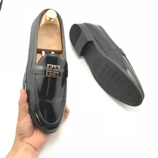 B55-2 giày da nam bóng/ da mờ giày lười dành cho nam