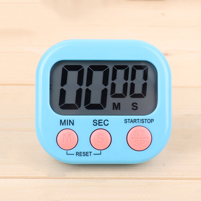 Đồng Hồ Hẹn Giờ Điện Tử Mini Màn Hình LCD Có Nam Châm Tiện Dụng Cho Nhà Bếp / Phòng Tắm