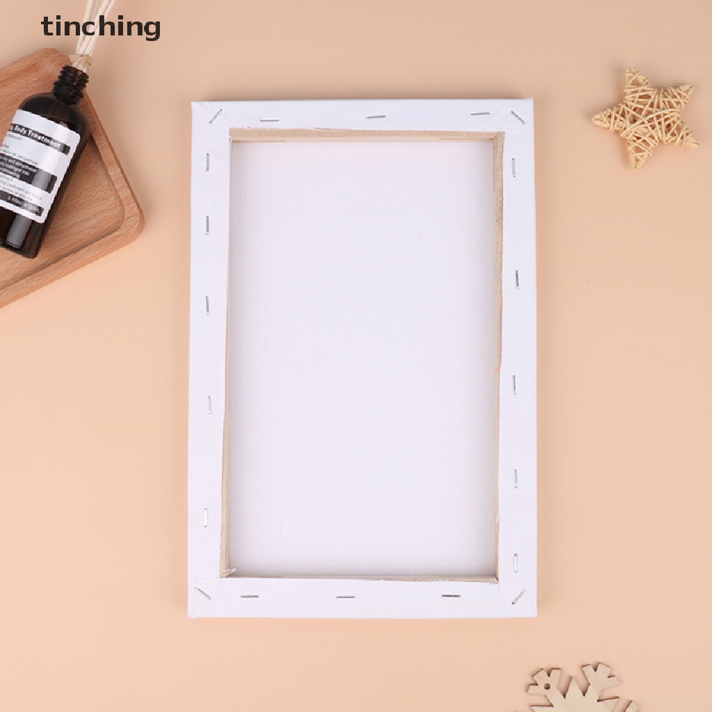 Tranh Sơn Dầu Vải canvas Hình Vuông Màu Trắng Mới