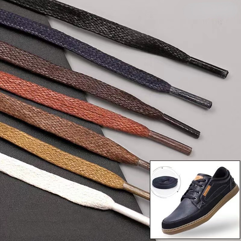 Dây Cột Giày Thể Thao Đế Phẳng Bằng Sáp