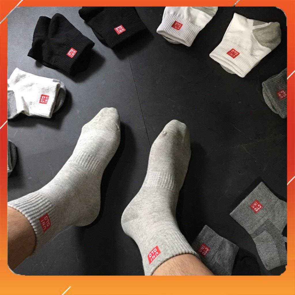 Set 10 đôi tất nam cổ cao Uni hàng xuất Nhật cao cấp nhiều màu