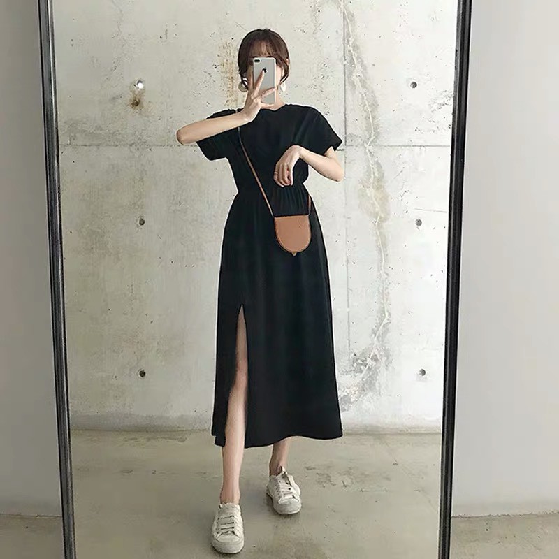 VÁY COTTON DÚM BỤNG 3 MÀU XẺ TÀ | BigBuy360 - bigbuy360.vn