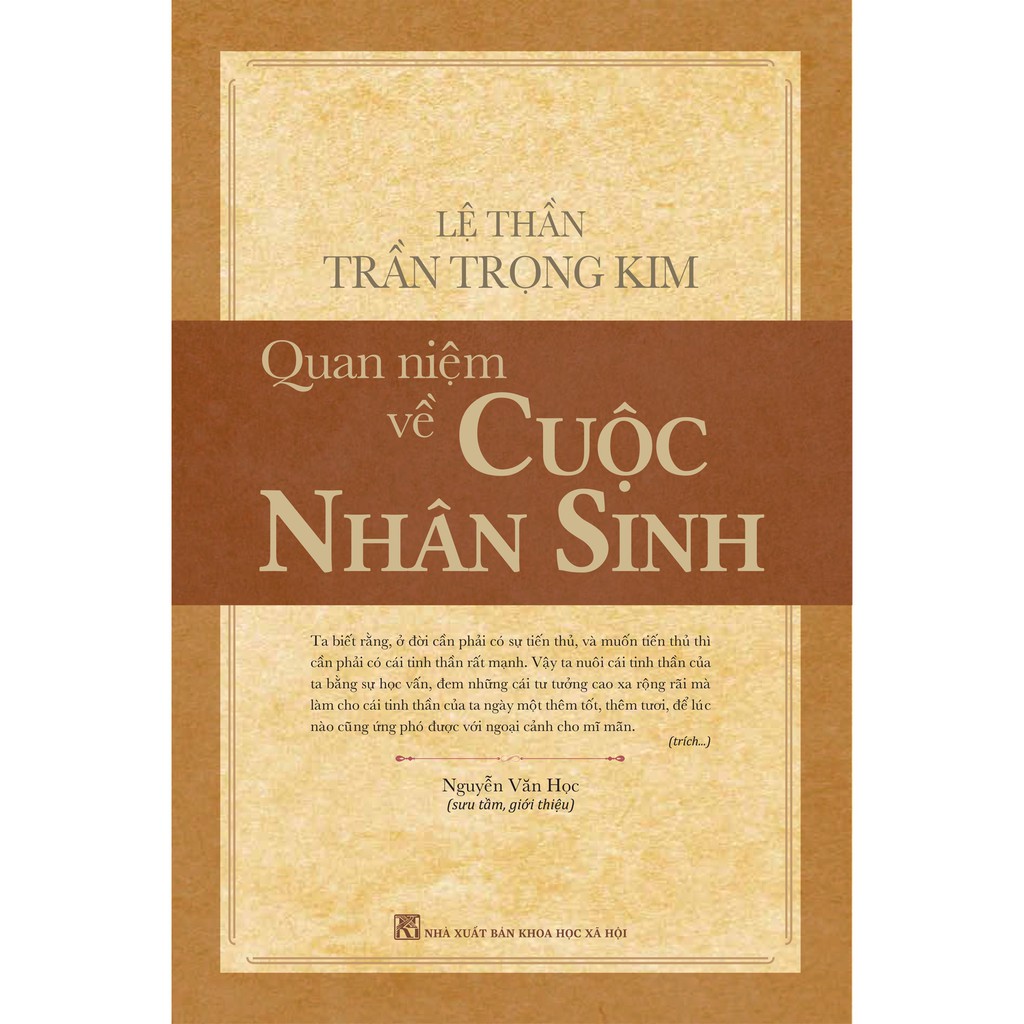 Sách-Quan niệm về cuộc nhân sinh