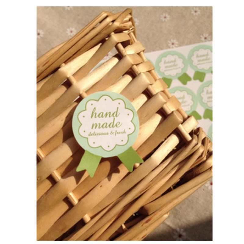15 Sticker Tem Nhãn chữ HANDMADE dán quà tặng, trang trí..v..v...