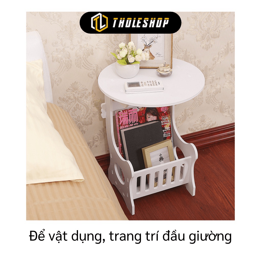 Tủ Đầu Giường - Kệ Bàn Mini, Tab Đầu Giường Decor Phòng Ngủ, Dễ Dàng Tháo Lắp 9485